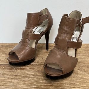 Michael Kora Taupe Platform Sandals